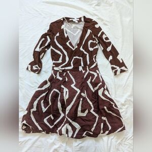 Diane von Furstenberg Wrap Dress, Size 4